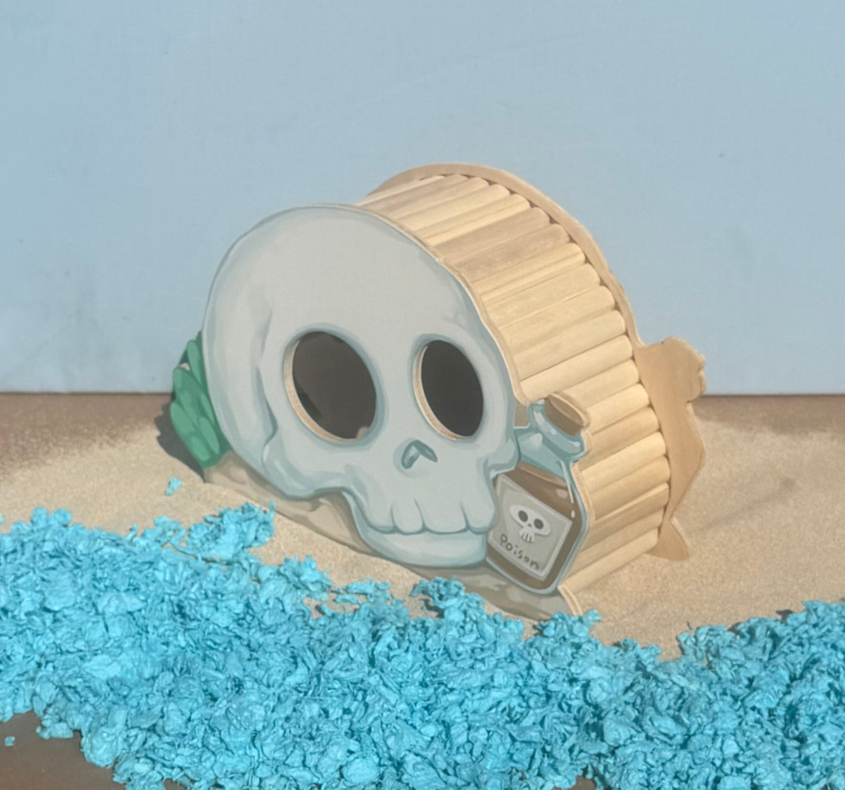 Pirate Skull Cave Hide