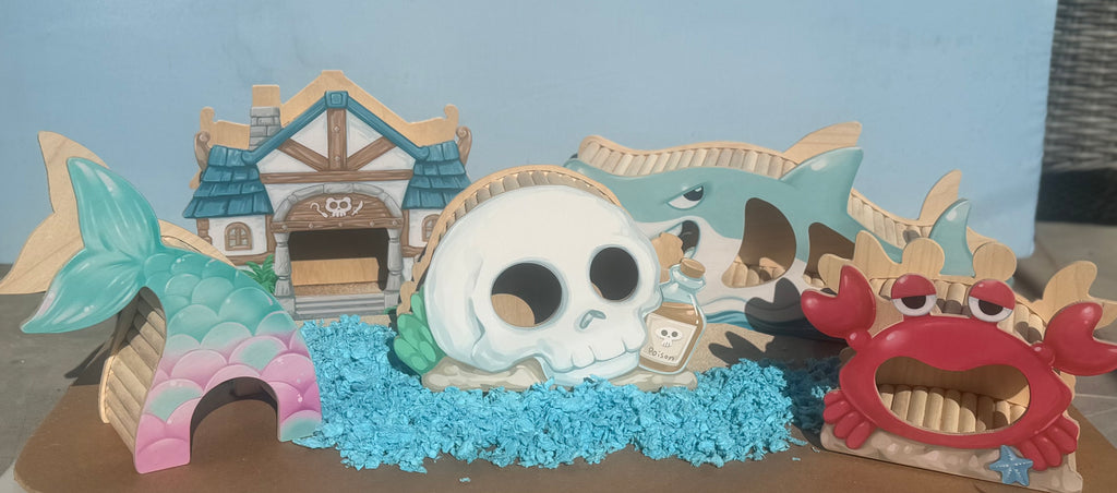 Pirate Skull Cave Hide